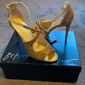 Gold heels